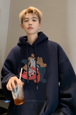 ！连帽卫衣男帽衫男LM257-特P28，男装卫衣，电商B367
