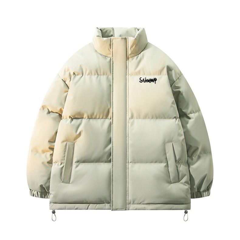 现货 抖音得物可供视频 冬季三防加厚羽绒棉衣外套面包棉服 81135图片