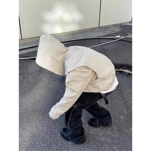 M66-P110美式哈灵顿夹克男秋冬季座山雕重磅帆布外套短款加绒棉服图片