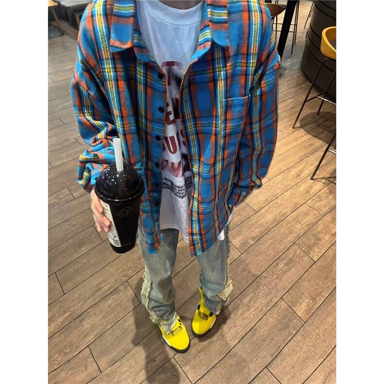 时尚长袖衬衫原宿潮流气质百搭日系流行新款简约CS264-P35，男装衬衫，星座208-5