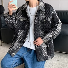 小香风外套男潮牌ins春秋设计感小众情侣oversize高街夹克828-p79，男装夹克，星座1008