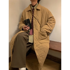 MY664-P168高品质冬季纯棉中长款棉衣男水洗棉棉服宽松大码男装，男装棉衣，电商B280-1（原A049）