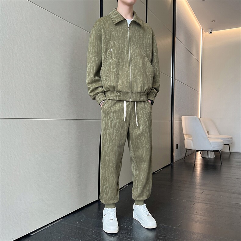 38575-P115大码控218秋季美式大码休闲套装,男装休闲套装,星座209