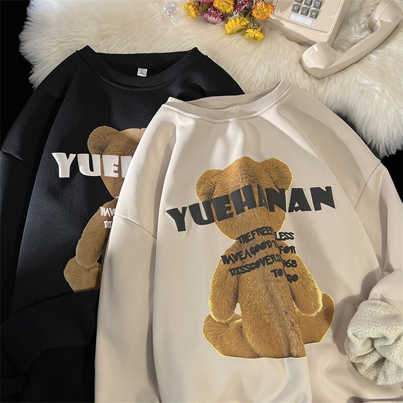抖音供货、重磅加绒加厚卫衣秋圆领宽松D223A-DY-WY2203-P48,男装卫衣,电商019-1