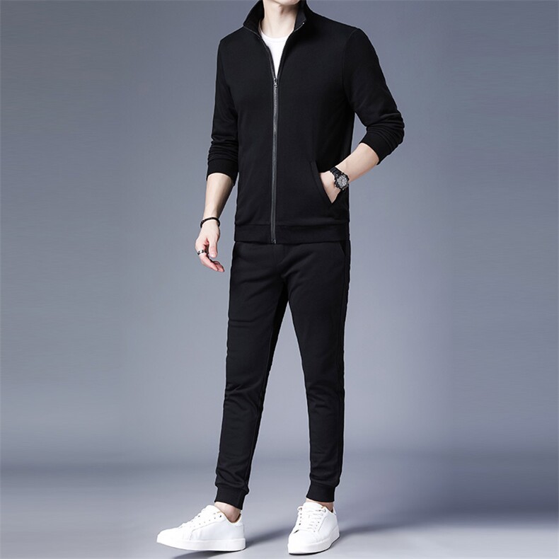 FL21835-21556秋季新款2023年男士休闲卫衣长袖套装外套时尚P134,男装休闲套装,电商B360