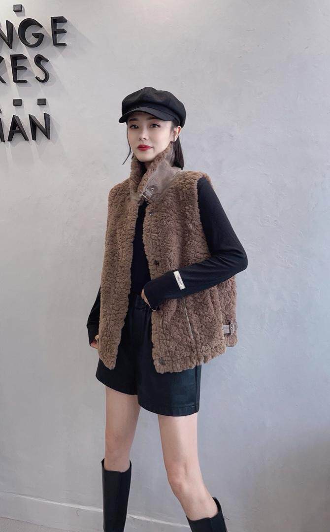 皮毛马甲，女装马甲，嫣然贝阁