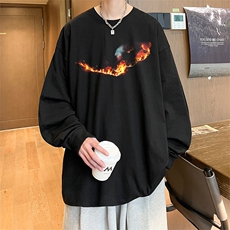 抖音得物供货量大从优可提供视频美式长袖T恤CT843特P25，男装T恤，电商A486-1