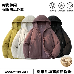 新款休闲棉衣图片