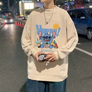 M18077-P45 加绒款-P65半高领毛衣男士大码针织衫男毛线衣男图片