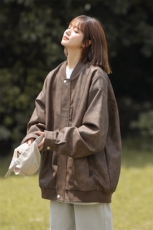 中性风痞帅男装外套美式短款夹克PU皮机车服DSA157B-J206-P90，男装夹克，电商A157B