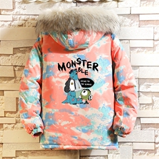 MC49074-P135日系潮衣男大码派克服男工装服外套袄砖墙，男装棉衣，电商A040A