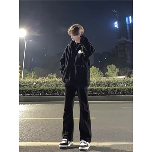 1506-1/KA60101/P34牛仔裤男士男装宽松直筒潮牌春秋休闲夏季百搭图片