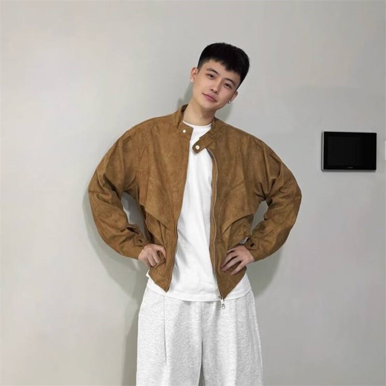 美式复古MA1飞行员夹克男2025秋冬宽松休闲棒球服工装外套潮,男装夹克,四季星座505