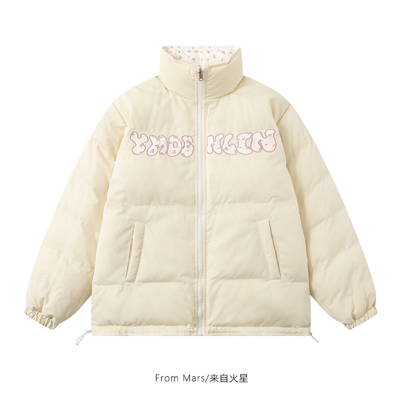 1506-1/M76891/P92学院风面包服加厚保暖外套双面穿男女同款，男装棉衣，星座1506-1