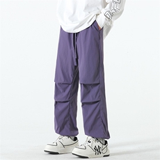 高品质无影墙美式梭织休闲裤防水男裤宽松束脚裤MYK23-9811-P40，男装休闲裤，星座717