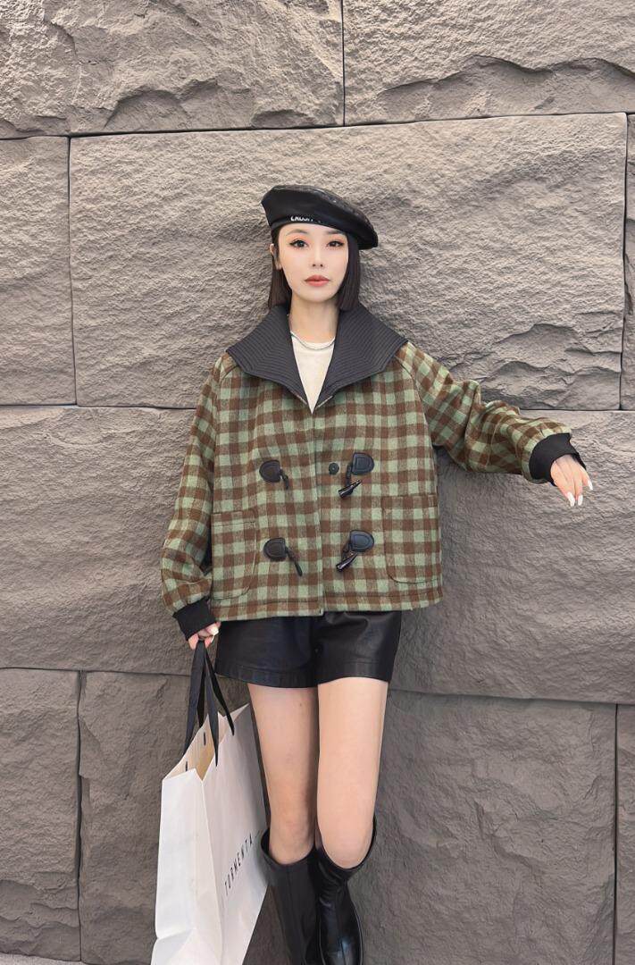 秋冬格子新款，其它，与跃