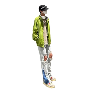 美式高街ins小众破洞牛仔裤货号K751P60图片