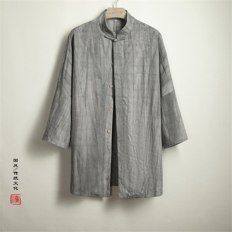风男装立领男士唐装衬衫C208P85图片