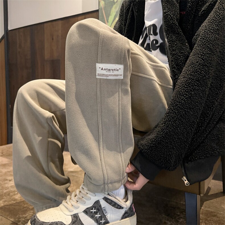 ！2025冬季新款男士重磅奥利绒休闲裤加厚卫裤WK2062特P45,男装休闲裤,电商B220