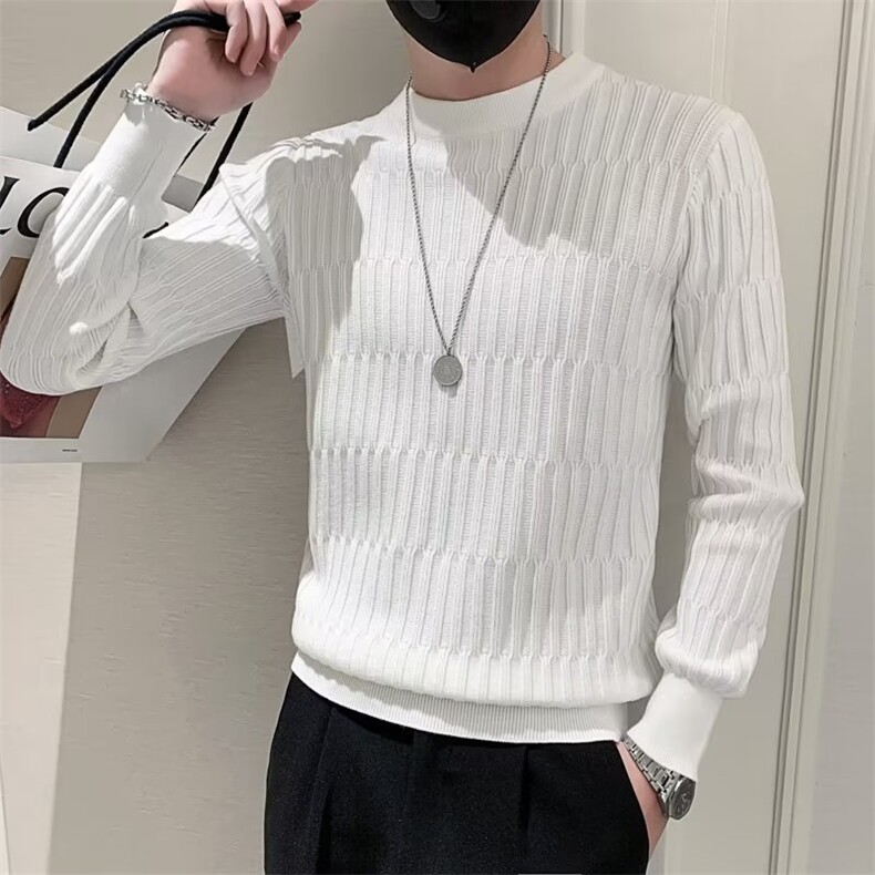高级感毛衣男士潮牌长袖打底衫秋冬季内搭2024新款痞帅S555-P48,男装针织衫/毛衣,星座1109-3