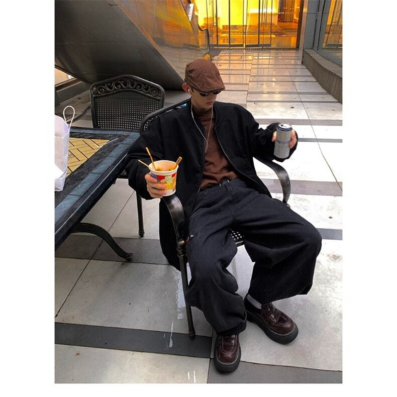 W10687-P63网图现货白色棒球服外套美式复古cleanfit宽松夹克,男装夹克,星座1608