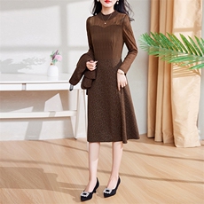 现货-新品】小西装外套+连衣裙2024年春装新款女士洋气两件套，女装套装/套裙，仁梯