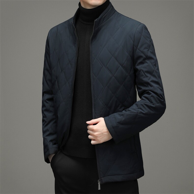 CSMF20221钱塘2020-2冬季厚款商务休闲简约中年男士棉衣P160,男装棉衣,钱塘207-2