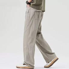 男休闲裤夏季新品百搭美式潮牌长裤街头宽松舒适直筒裤MK311P46，男装休闲裤，星座1013-5