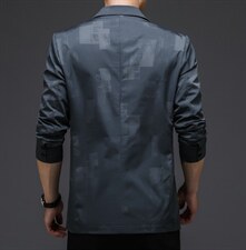 BGW721男式2021初秋薄款西装男西服外套修身商务休闲男P138图片