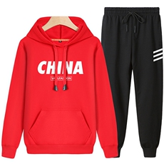 秋季连帽卫衣套装青少年运动两件套XZ102A-4-MT9802-P85，男装休闲套装，星座211-2