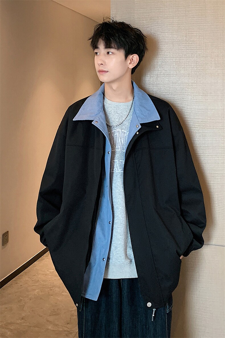 现货假两件夹克男上衣外套JK760P75,男装夹克,星座1204-3