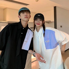 polo杉男女情侣款韩版潮流帅气2023夏季新款ins宽松T恤WB024-P35，男装Polo衫，星座412-2