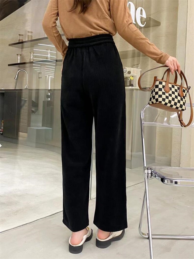 灯芯绒阔腿裤，其它，Balance Studio