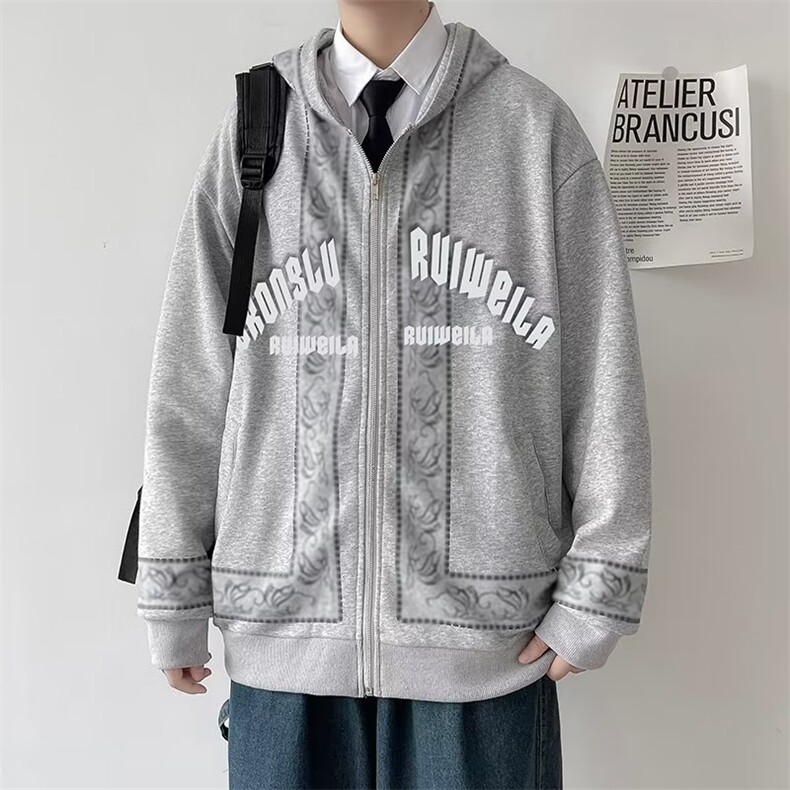 卫衣男潮牌秋冬高街hiphop外套W7021P35,男装卫衣,星座1116-2