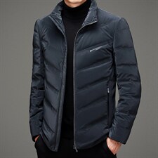 BAMJ-6811钱塘2020-2冬季厚款商务休闲中年男士百搭羽绒服P200，男装羽绒服，钱塘207-2