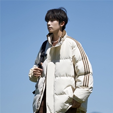 ！冬季条纹五防立领加绒加厚棉衣情侣撞色棉服外套MY7777-P68，男装棉衣，星座610B-1