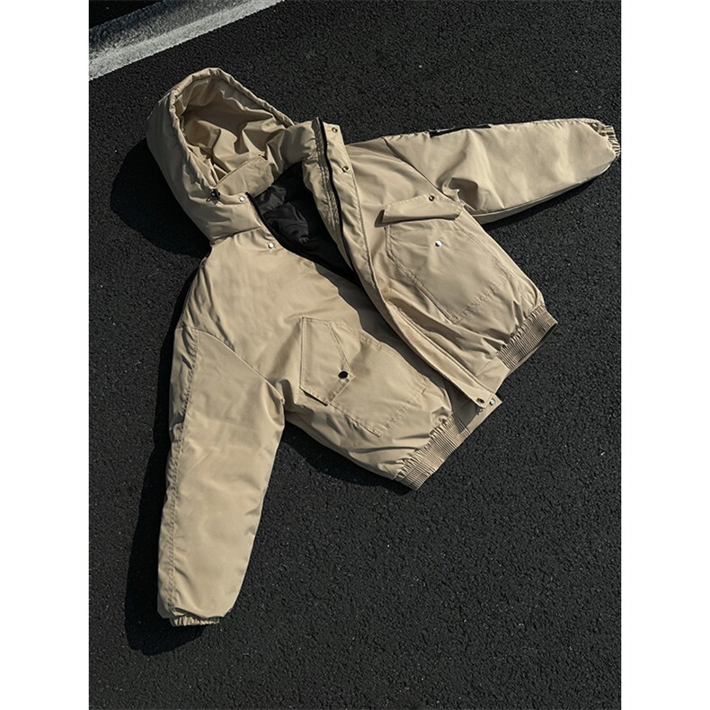 MF07-特P98保暖棉衣男冬季新款港风宽松连帽加厚棉服,男装棉衣,电商B327