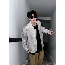 春秋季开春cleanfit复古短款外套潮牌工装春秋夹克棒服HH726P65，男装夹克，星座1013-5