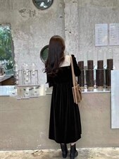 加厚打底连衣裙，女装连衣裙，时尚秀衣阁