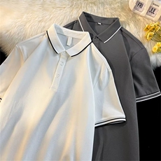 气质短袖POLO衫男士2023夏季新款百搭翻领衣服男生大码t恤GT75P22，男装Polo衫，星座1116-2