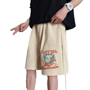 ！2023夏季新款个性印花休闲短裤男潮流宽松五分裤KC286-P20，男装休闲裤，电商B371