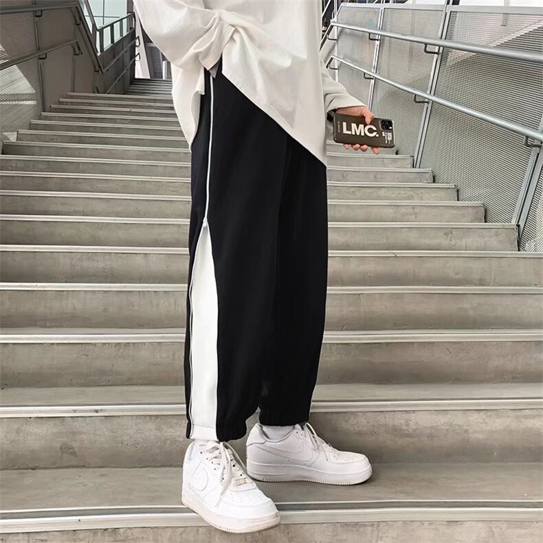 男春季休闲束脚九分裤K1P30图片