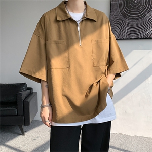 现货高质量夏装新款港风大码t恤韩版DSA059-1003-P35控58