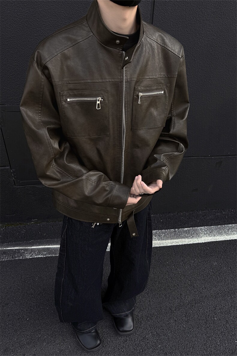 2026春季皮衣C7038-TP80128美式设计感夹克机车服外套男,男装皮衣,电商A102