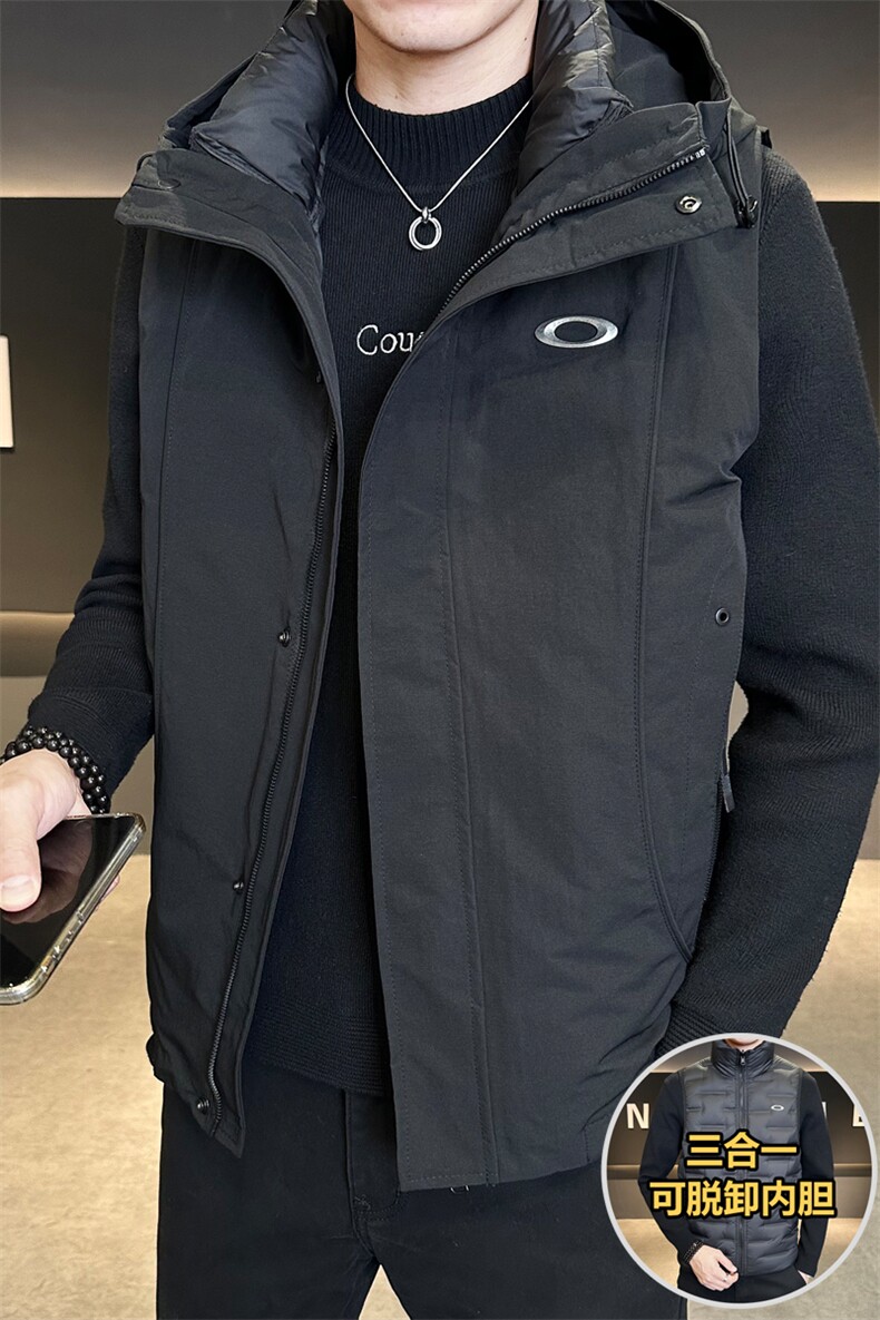 三合一系列内胆可脱卸马甲可单穿男士百搭保暖羽绒外套M2693-P180,男装背心/马甲,电商A237