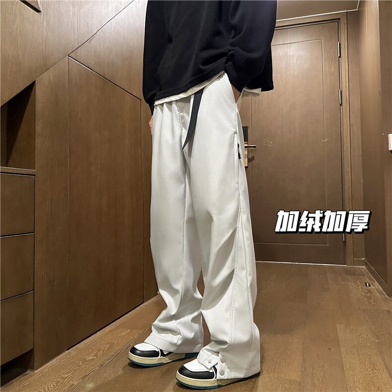 A748-特P45加绒加厚冬装防水冲锋裤保暖休闲裤弯刀裤2,男装休闲裤,电商B335