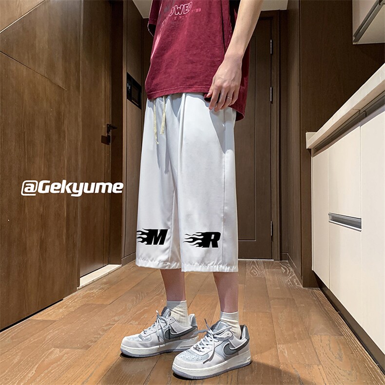 冰丝七分裤男大码速干短裤男五分裤QK72312-P25,男装休闲裤,电商A040