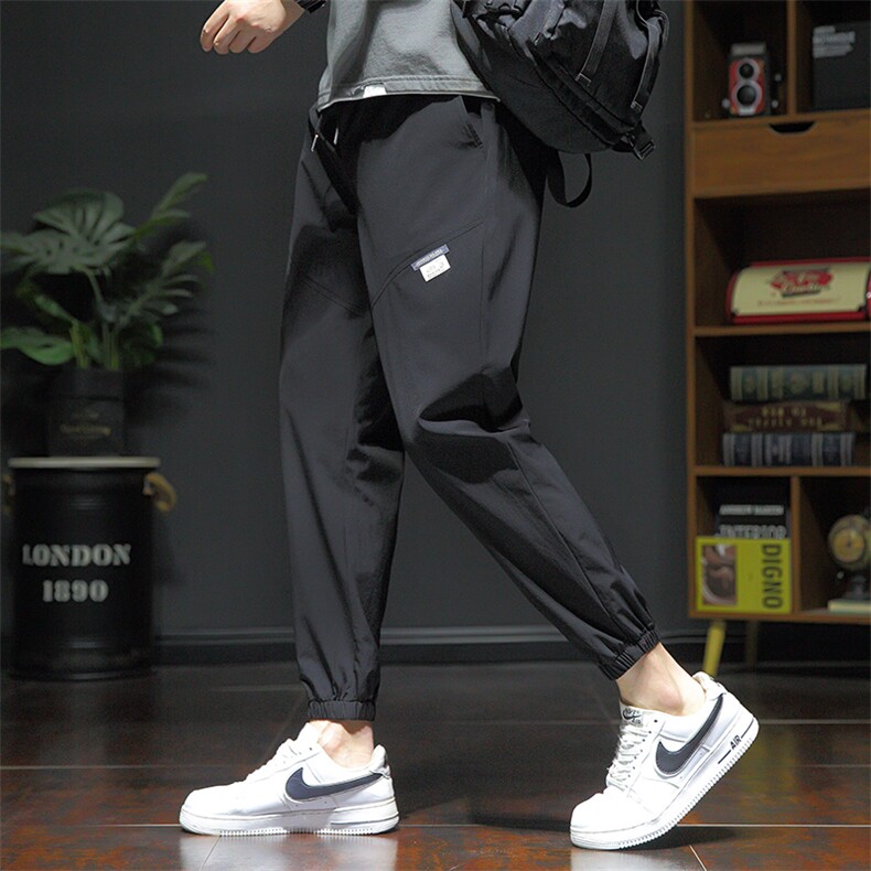 夏季冰丝休闲裤男宽松潮流百搭休闲运动裤961-P25控48,女装休闲裤,星座717