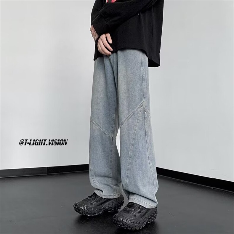美式牛仔裤男款秋季长裤潮NA24P43,男装牛仔裤,星座1116-2