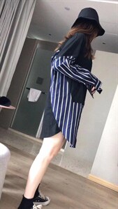 拼接衬衫韩版休闲,女装衬衫,依多坊